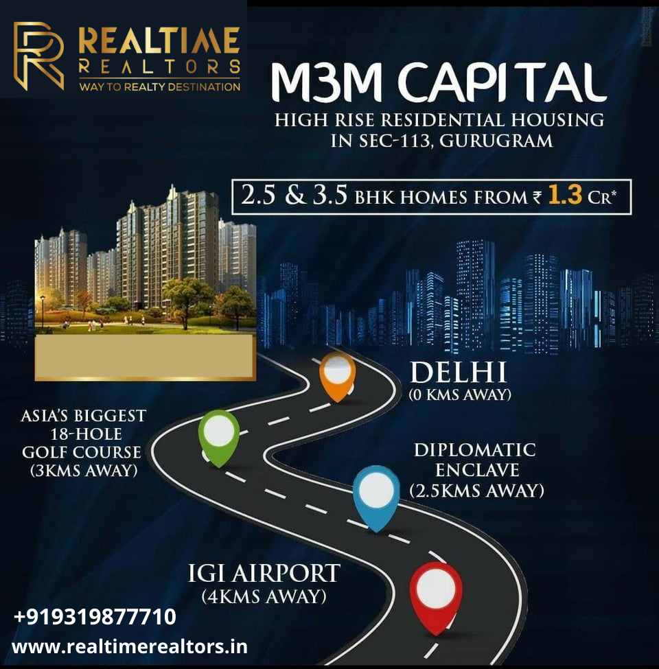 M3M Capital Sector 113 Gurgaon: When Luxury Meets Comfort
